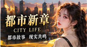 都市新章主题作品视觉